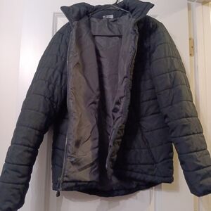 Men's Black Quilted Jacket